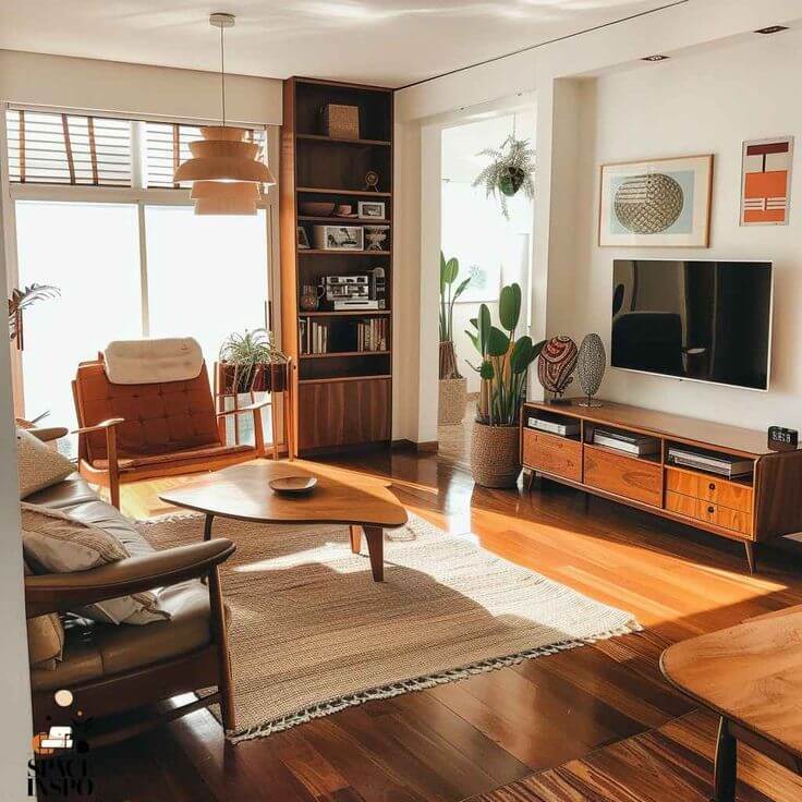 Mid Century Living Room